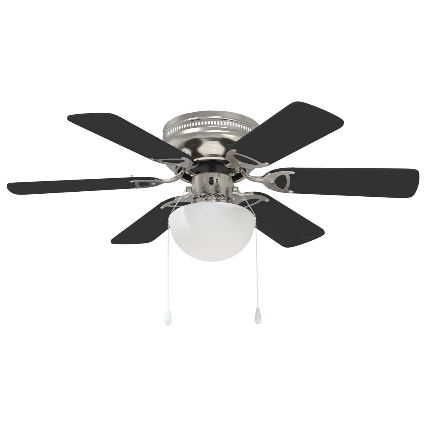 vidaXL Ceiling Fan with Light Ø 82 cm Black
