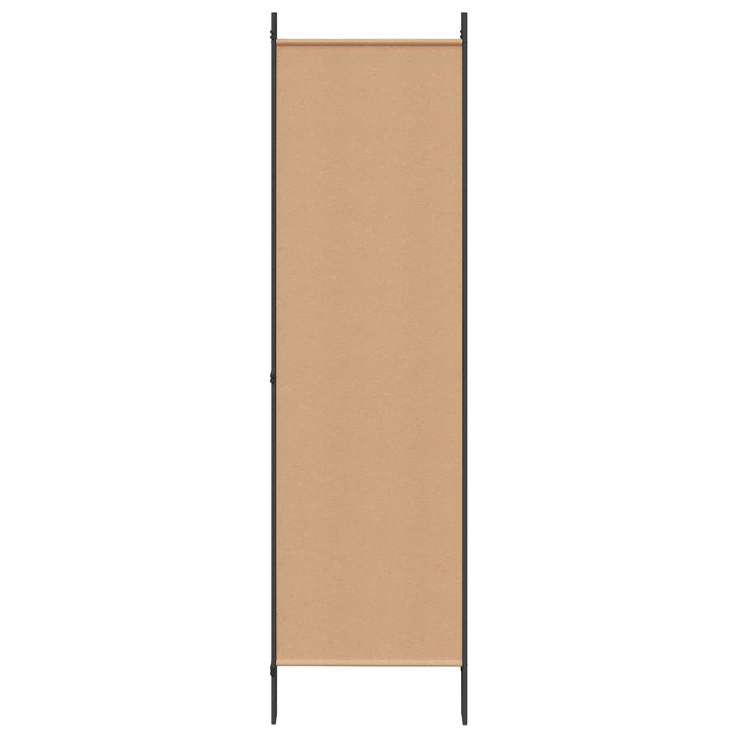 vidaXL 5-Panel Room Divider Beige 250 x 180 cm Fabric