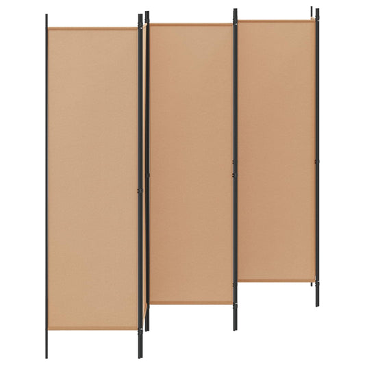 vidaXL 6-Panel Room Divider Beige 300 x 180 cm Fabric