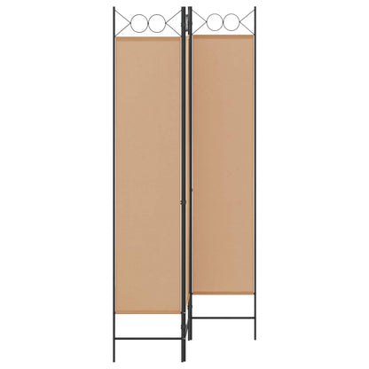 vidaXL Room Divider Beige 120 x 200 cm Fabric