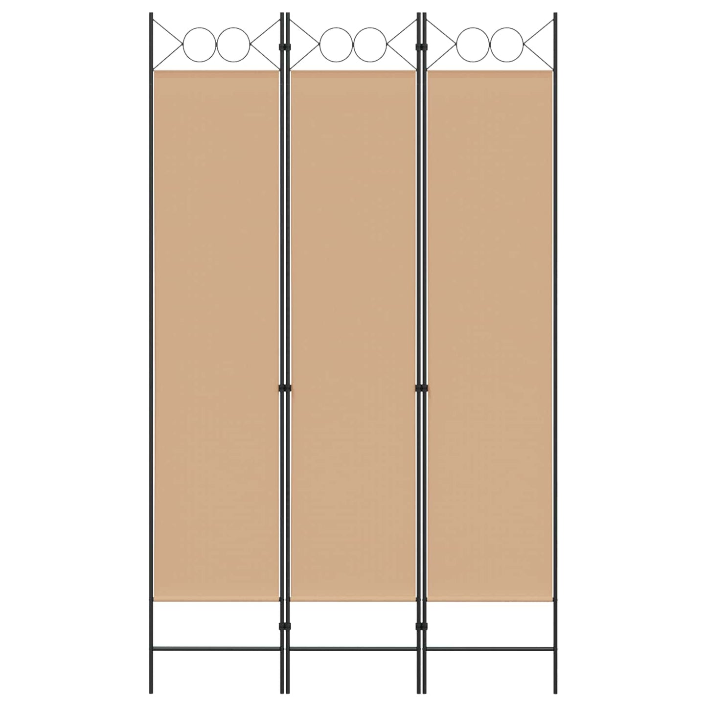 vidaXL Room Divider Beige 120 x 200 cm Fabric