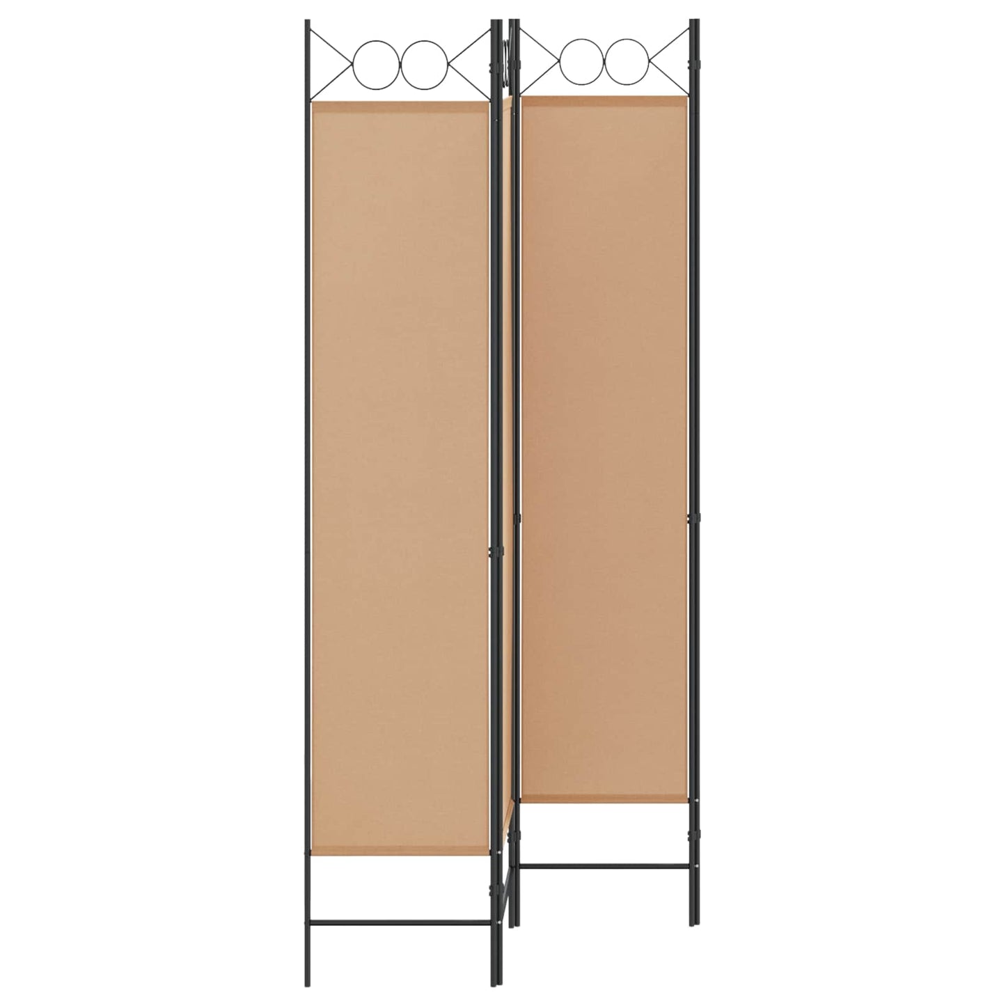 vidaXL Room Divider Beige 160 x 200 cm Fabric