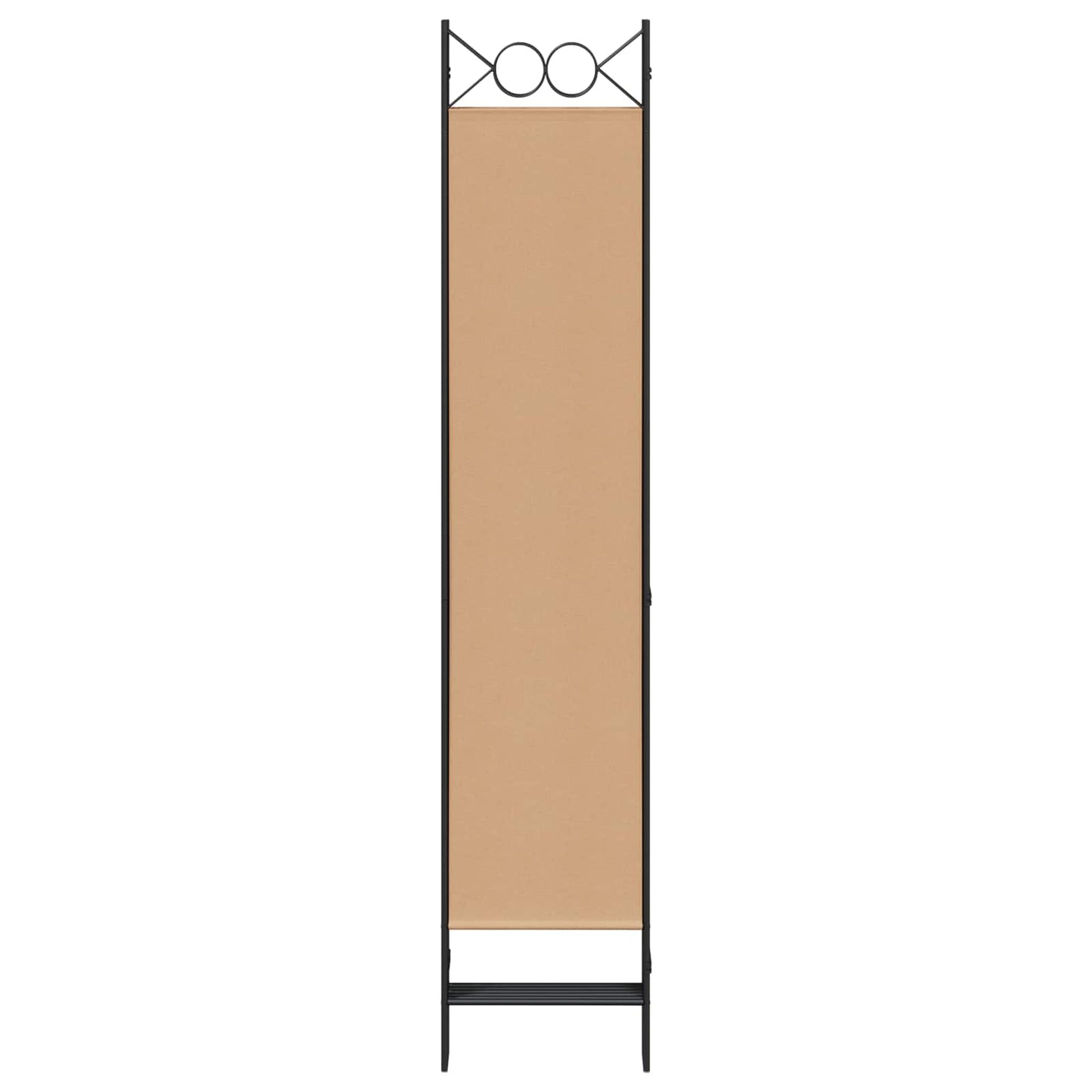 vidaXL 6-Panel Room Divider Beige 240 x 200 cm Fabric
