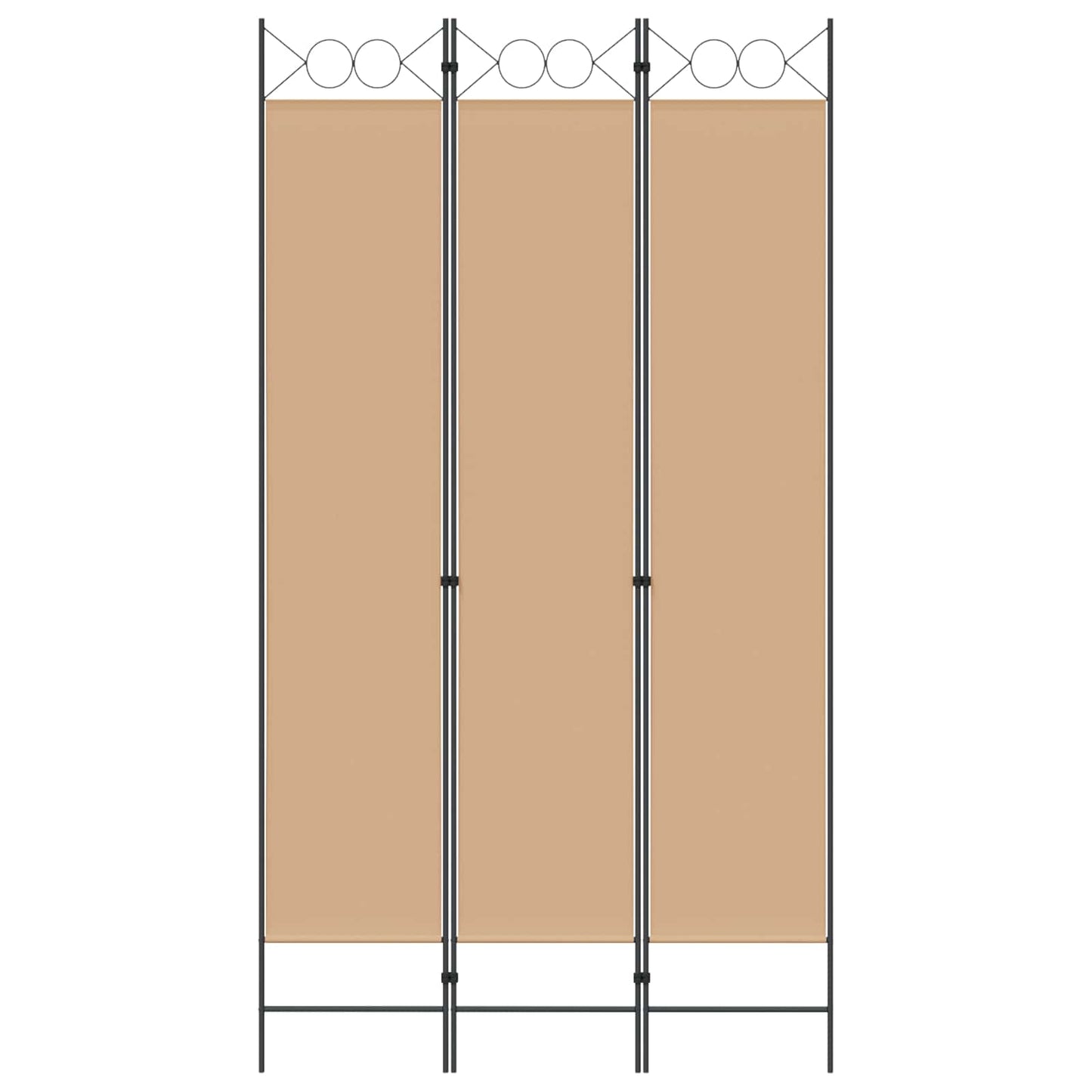 vidaXL Room Divider Beige 120 x 220 cm Fabric