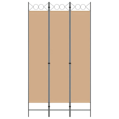 vidaXL Room Divider Beige 120 x 220 cm Fabric