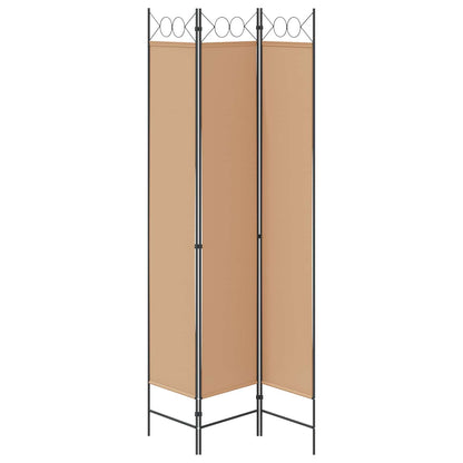 vidaXL Room Divider Beige 120 x 220 cm Fabric