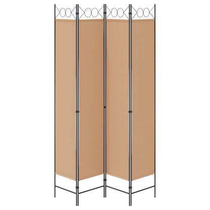vidaXL Room Divider Beige 160 x 220 cm Fabric