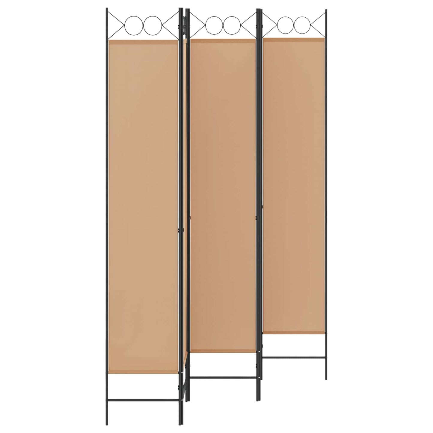 vidaXL Room Divider Beige 200 x 220 cm Fabric