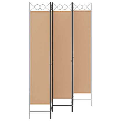 vidaXL Room Divider Beige 200 x 220 cm Fabric