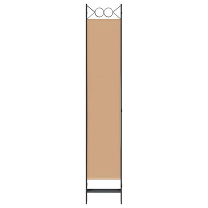 vidaXL 6-Panel Room Divider Beige 240 x 220 cm Fabric