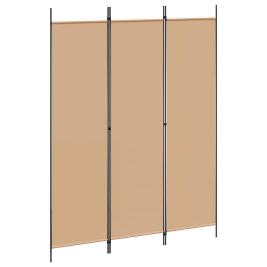 vidaXL Room Divider Beige 150 x 200 cm Fabric
