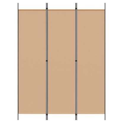 vidaXL Room Divider Beige 150 x 200 cm Fabric