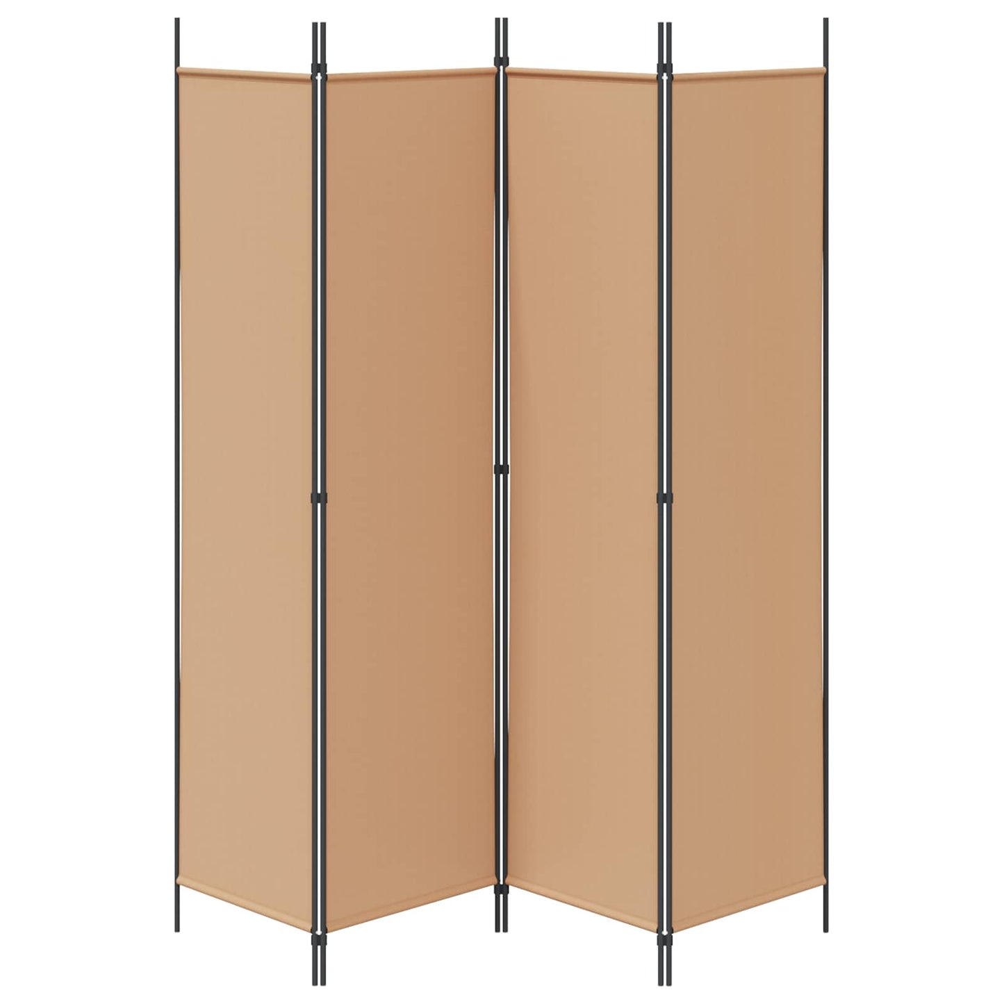 vidaXL Room Divider polyester steel