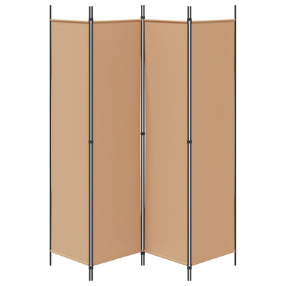 vidaXL Room Divider polyester steel