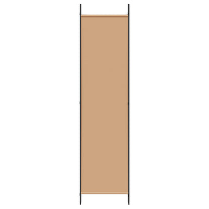vidaXL 6-Panel Room Divider Beige 300 x 200 cm Fabric