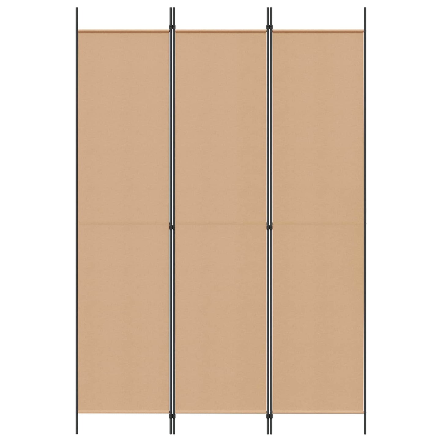 vidaXL Room Divider Beige 150 x 220 cm Fabric