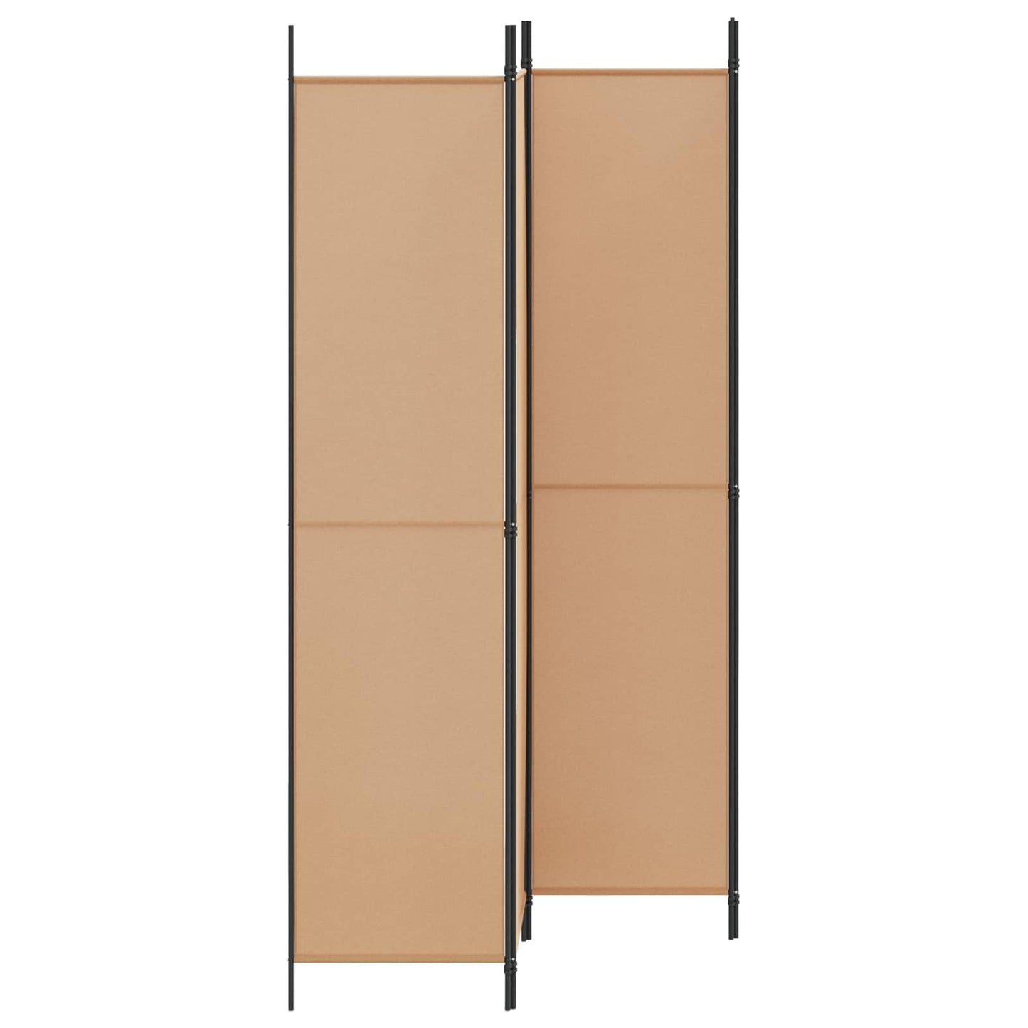 vidaXL Room Divider Beige 200 x 220 cm Fabric