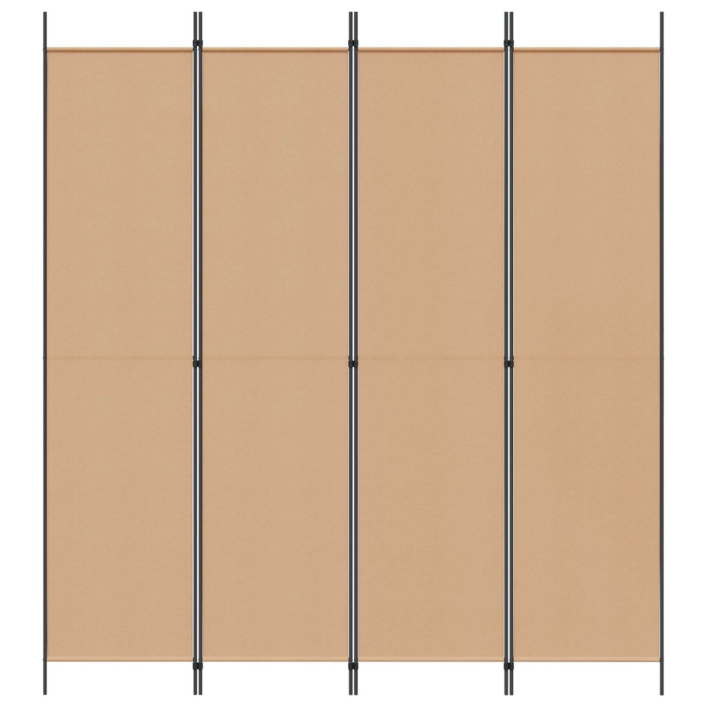 vidaXL Room Divider Beige 200 x 220 cm Fabric