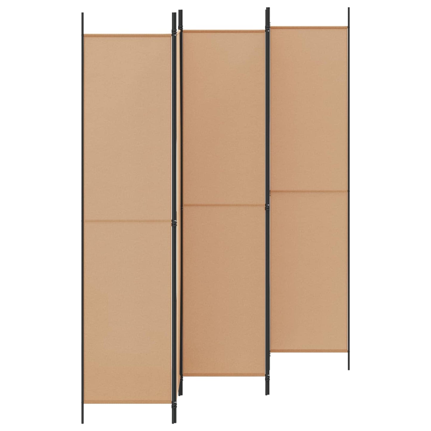 vidaXL Room Divider Beige 250 x 220 cm Fabric