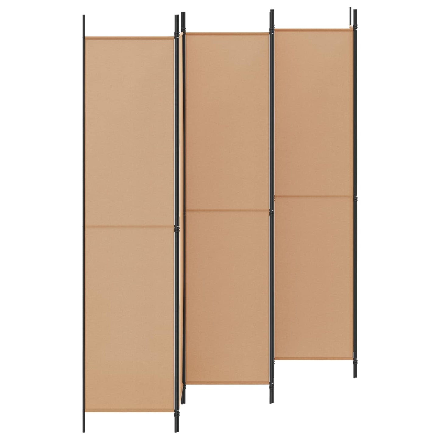 vidaXL 6-Panel Room Divider Beige 300 x 220 cm Fabric