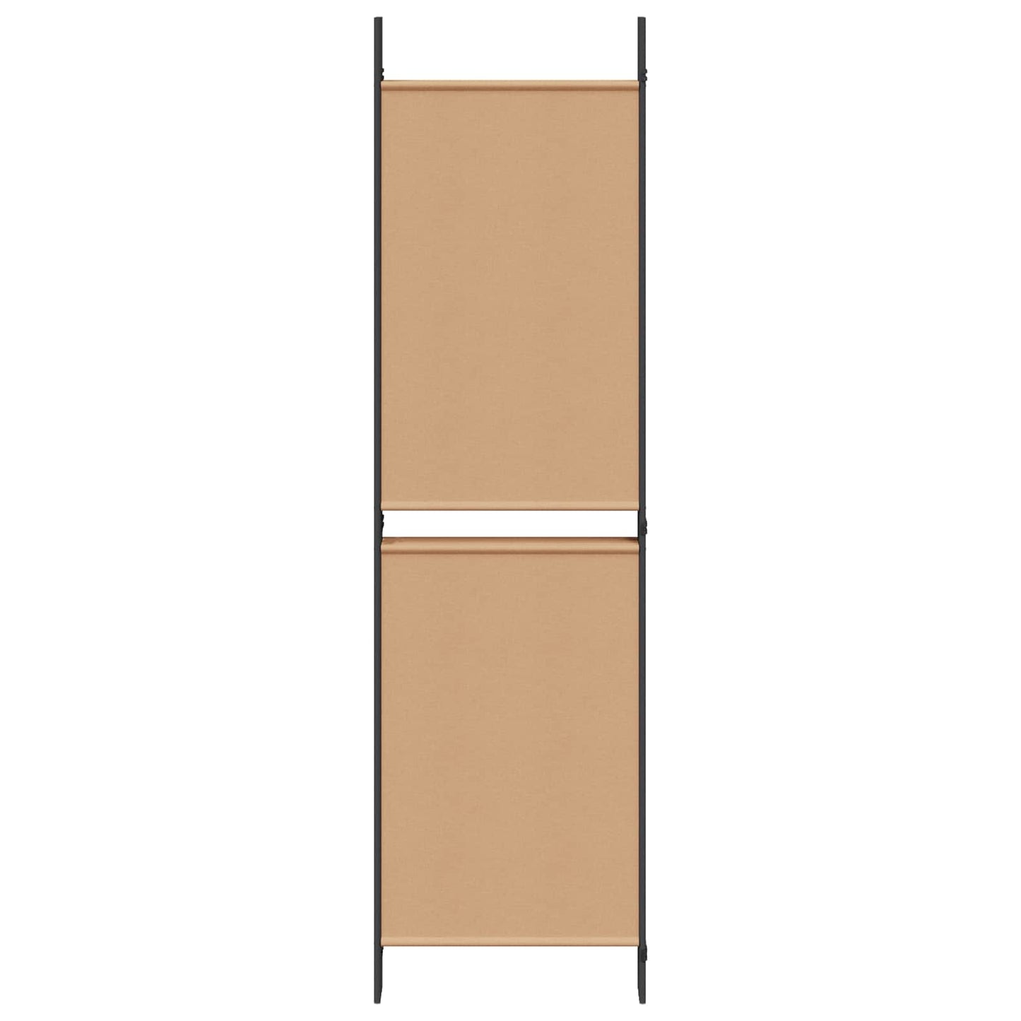 vidaXL 5-Panel Room Divider Beige 250 x 180 cm Fabric