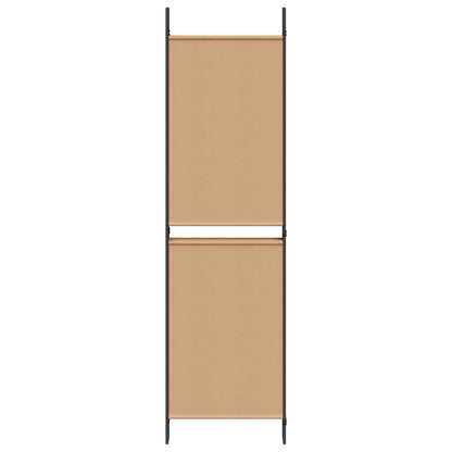 vidaXL 5-Panel Room Divider Beige 250 x 180 cm Fabric