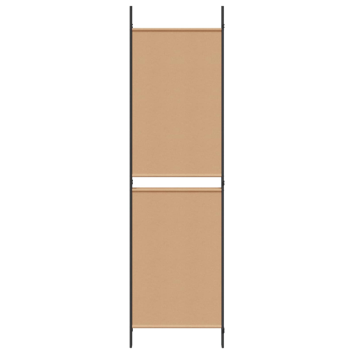 vidaXL 3-Panel Room Divider Beige 150 x 200 cm Fabric