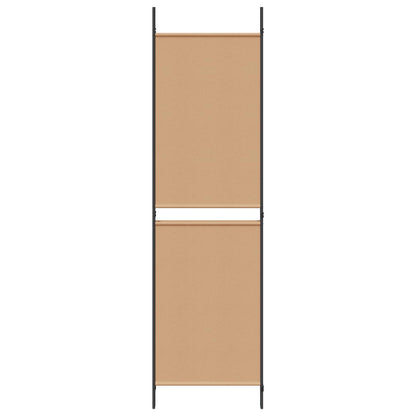 vidaXL 3-Panel Room Divider Beige 150 x 200 cm Fabric