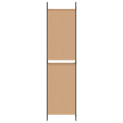 vidaXL 6-Panel Room Divider Beige 300 x 200 cm Fabric