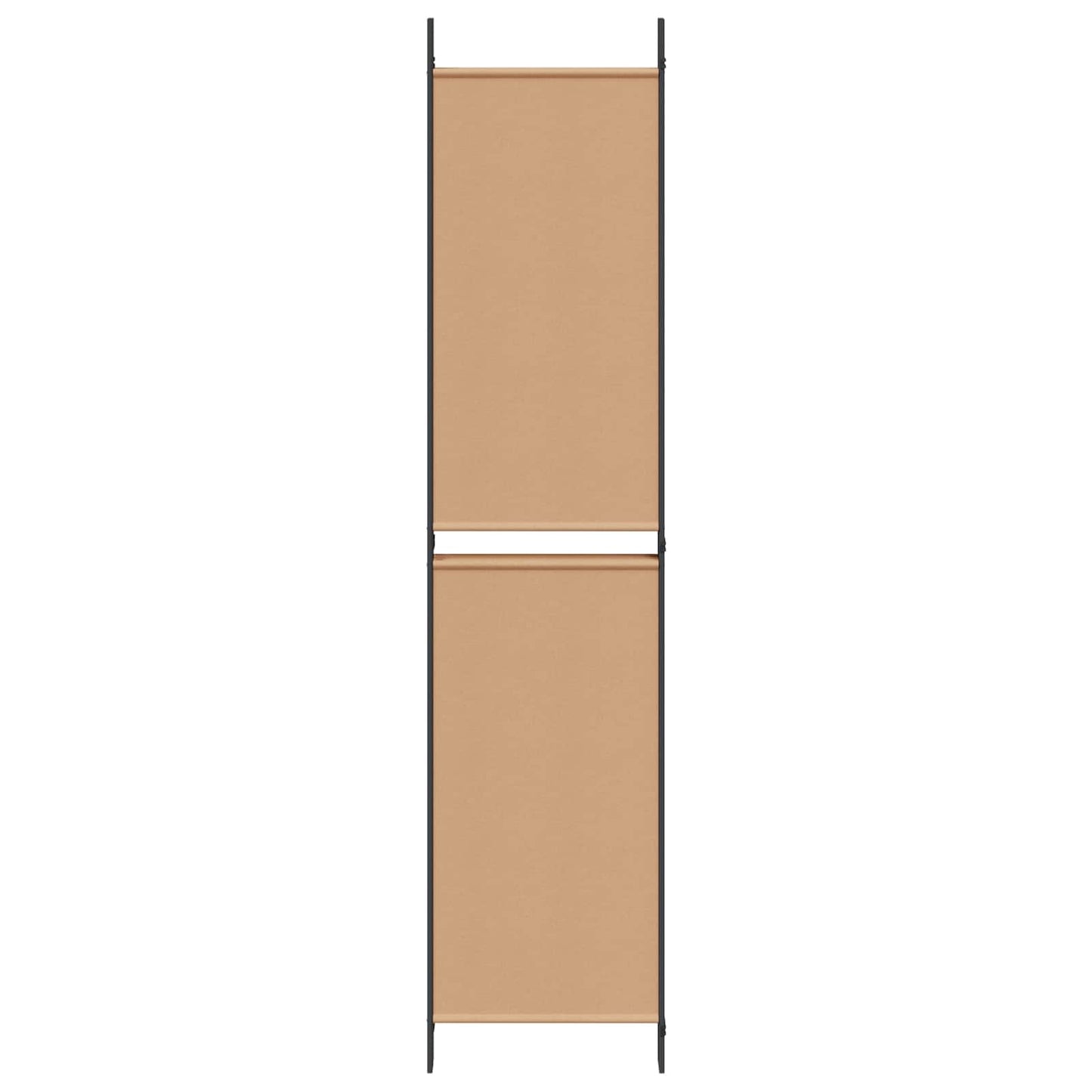 vidaXL 5-Panel Room Divider Beige 250 x 220 cm Fabric