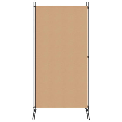 vidaXL 2-Panel Room Divider Beige 175 x 180 cm Fabric