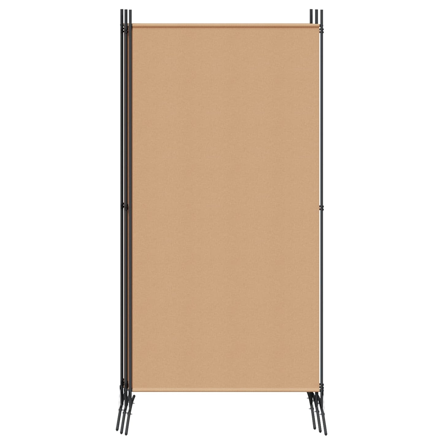 vidaXL 5-Panel Room Divider Beige 433 x 180 cm Fabric