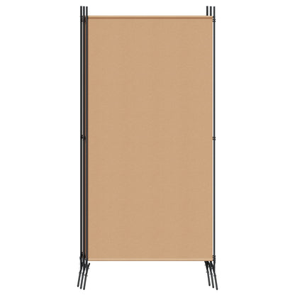 vidaXL 5-Panel Room Divider Beige 433 x 180 cm Fabric
