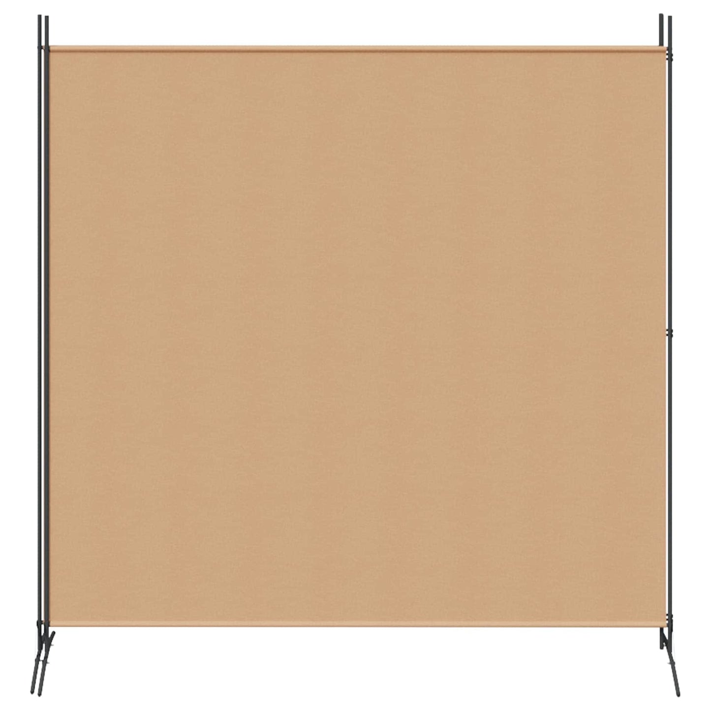 vidaXL 2-Panel Room Divider Beige 348 x 180 cm Fabric