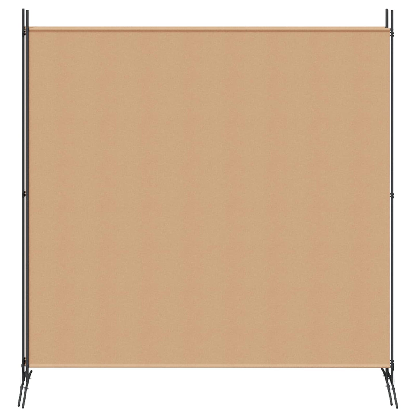 vidaXL 4-Panel Room Divider Beige 525 x 180 cm Fabric