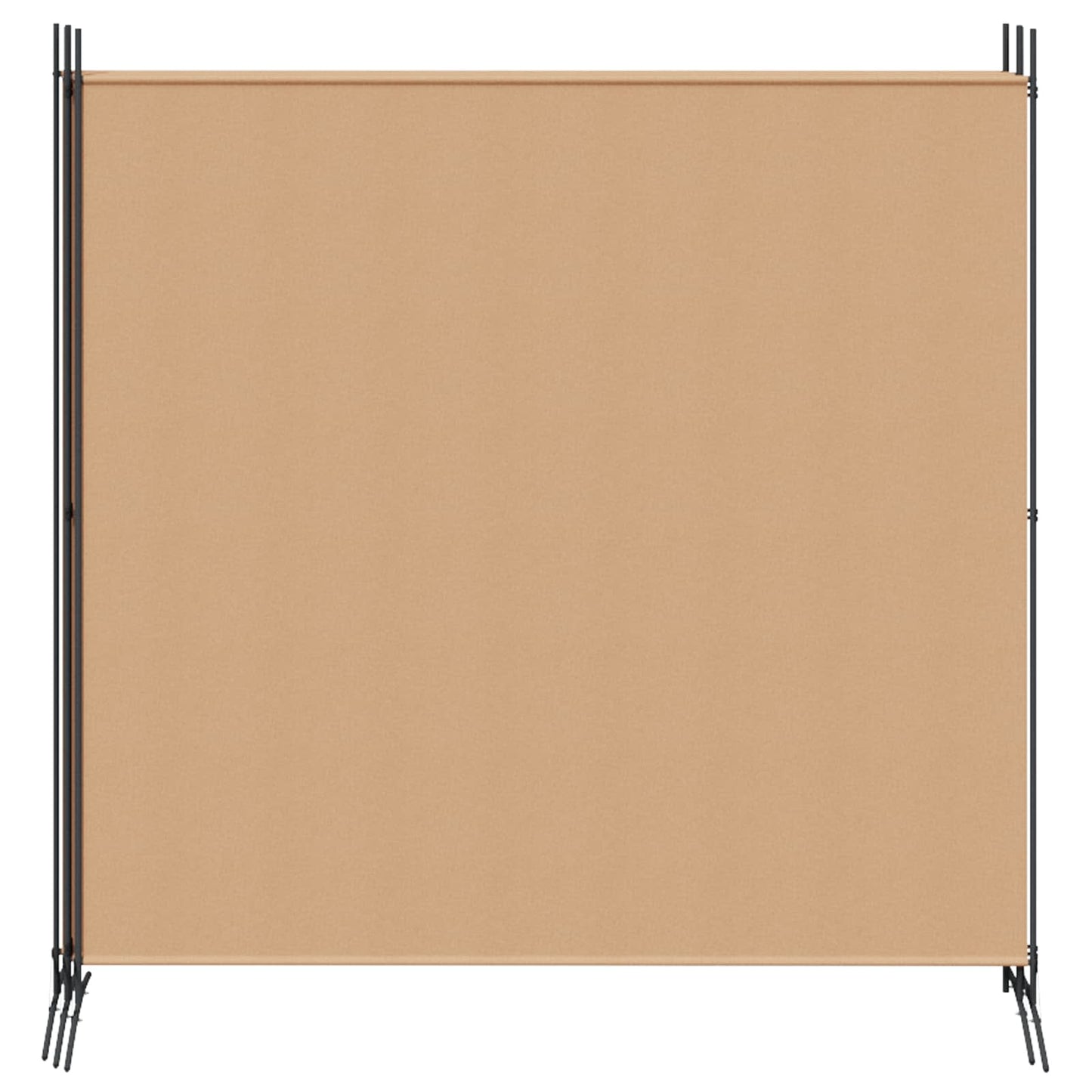 vidaXL 4-Panel Room Divider Beige 698 x 180 cm Fabric