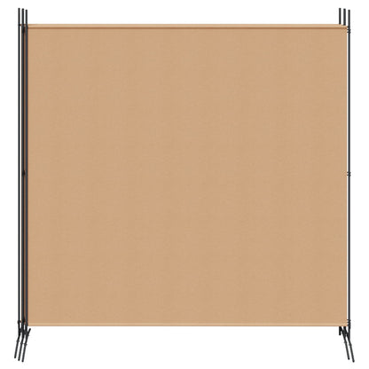 vidaXL 4-Panel Room Divider Beige 698 x 180 cm Fabric