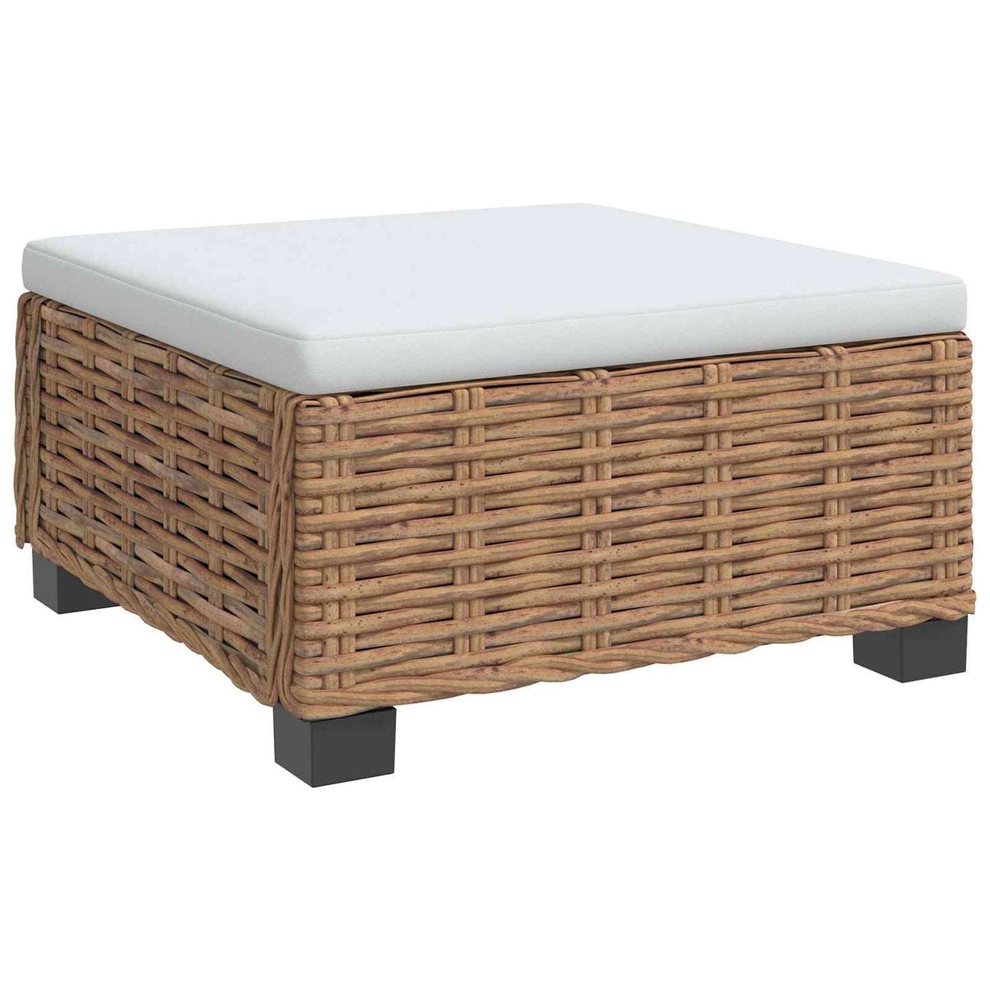 vidaXL 4 pcs Rattan Lounge Set with Cushions GENDT Natural Rattan