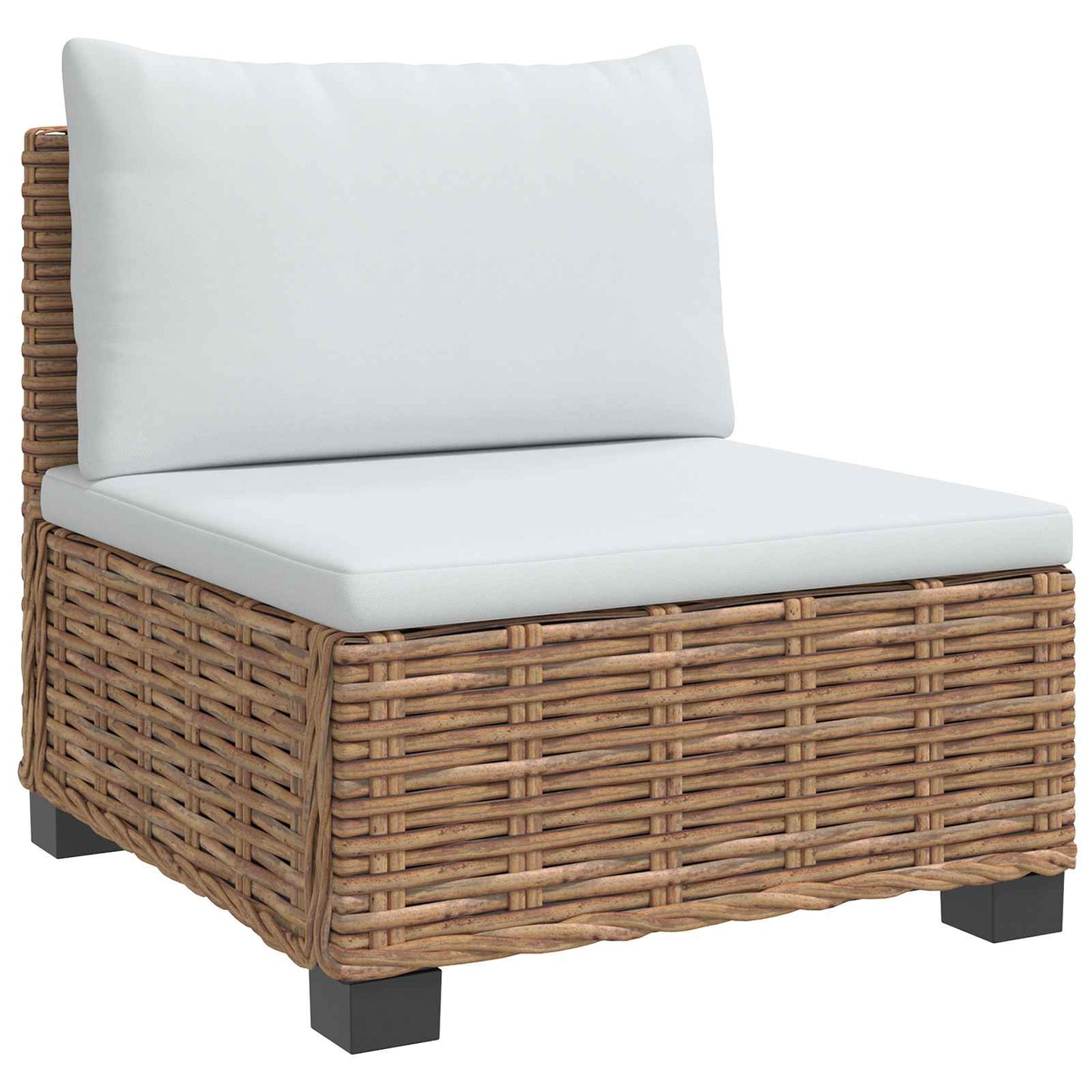 vidaXL 6 pcs Rattan Lounge Set with Cushions GENDT Natural Rattan