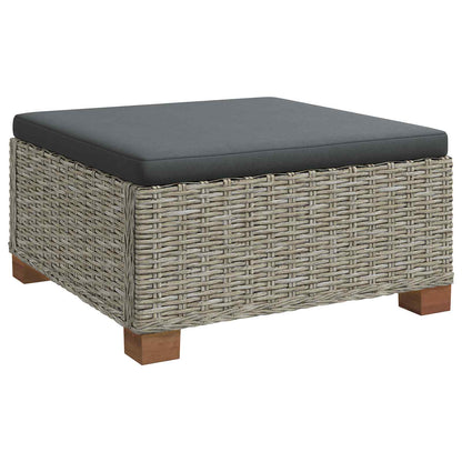 vidaXL 6 pcs Rattan Lounge Set with Cushions GENDT Natural Rattan