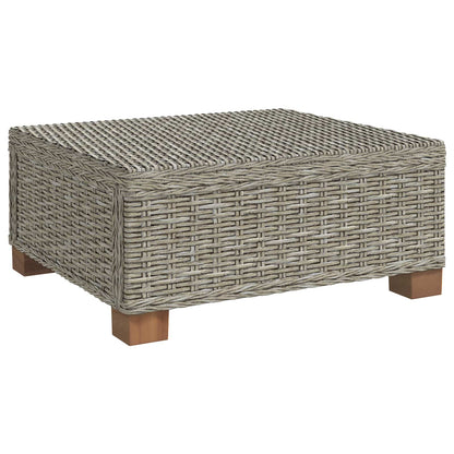 vidaXL 6 pcs Rattan Lounge Set with Cushions GENDT Natural Rattan