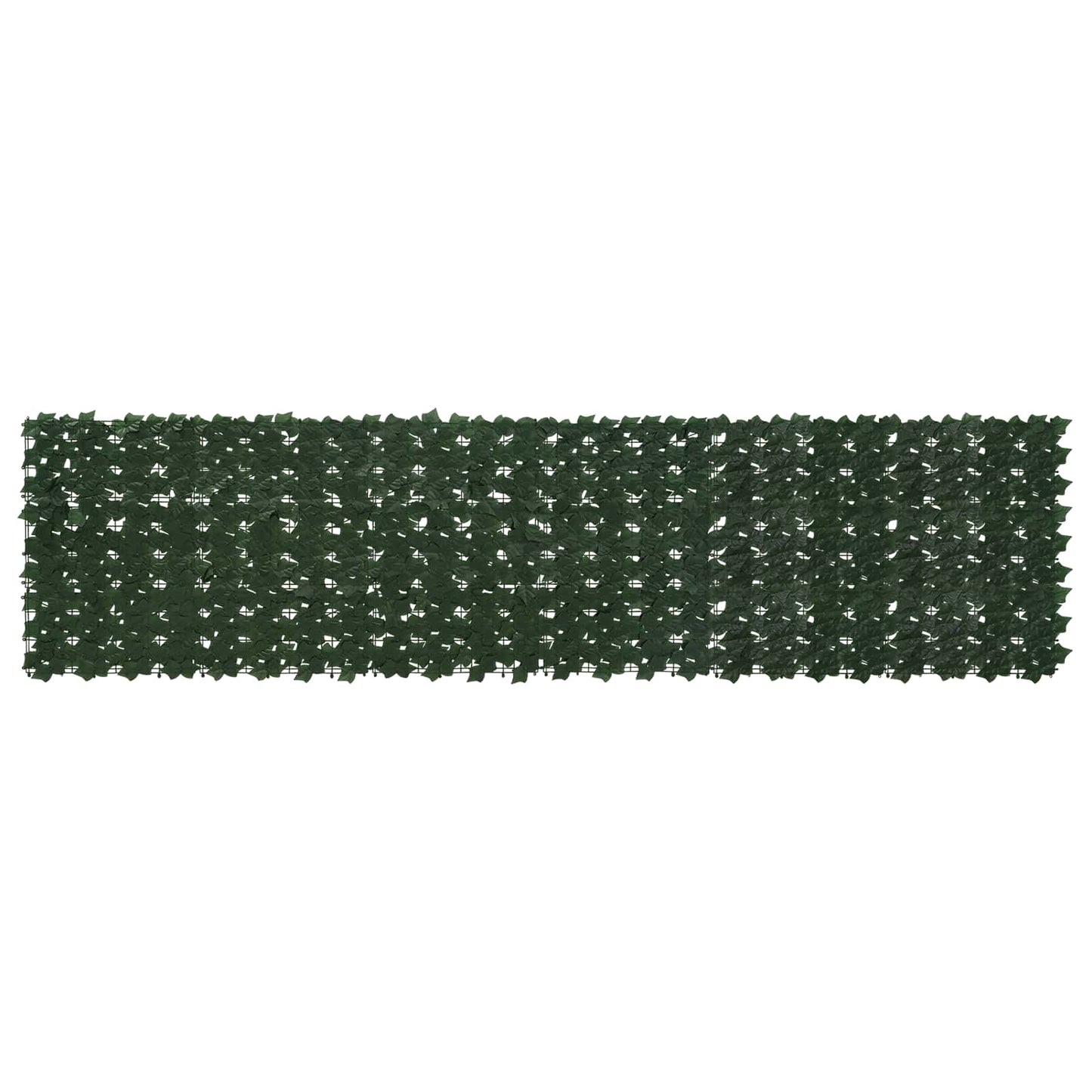 vidaXL Balcony Screen with Leaves Dark Green 300 x 75 cm