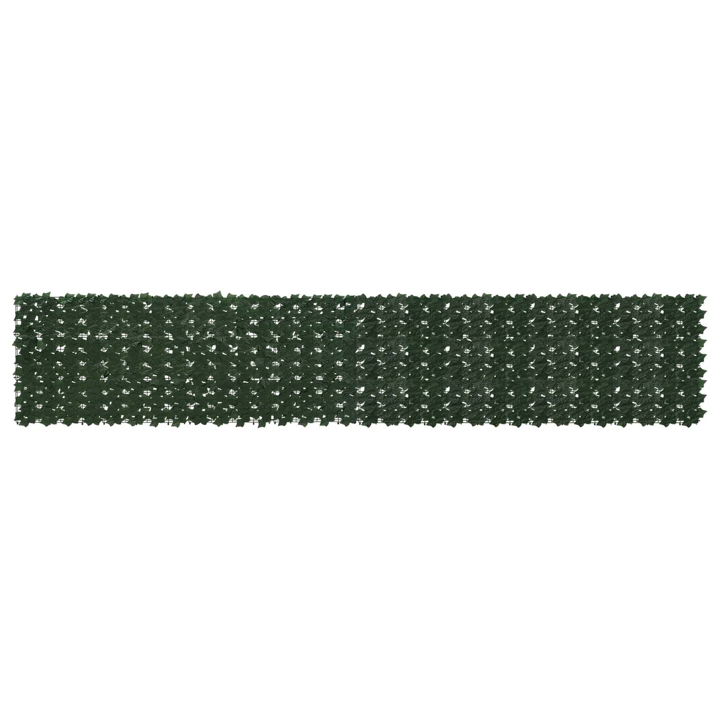 vidaXL Balcony Screen with Leaves Dark Green 400 x 75 cm
