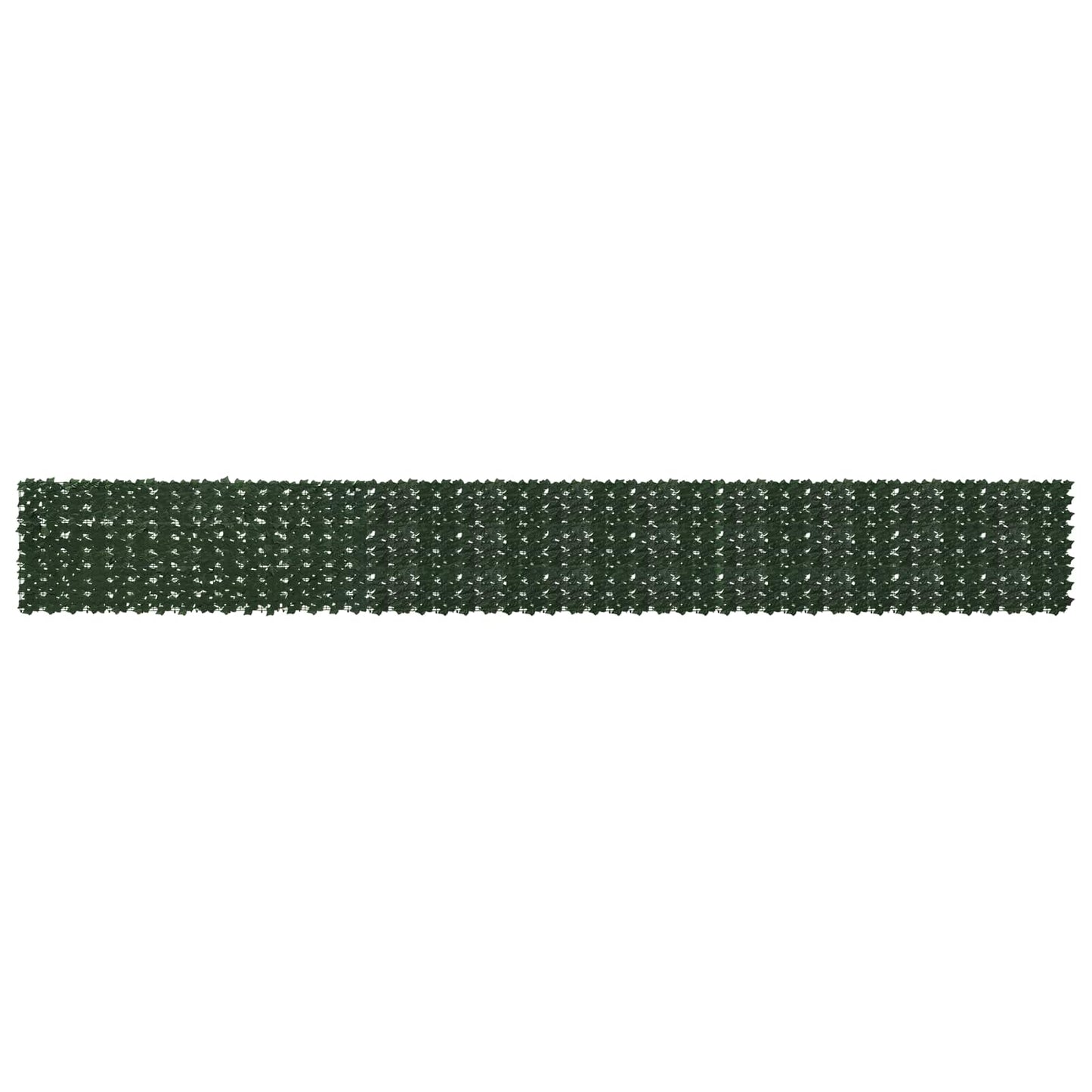 vidaXL Balcony Screen with Leaves Dark Green 600 x 75 cm
