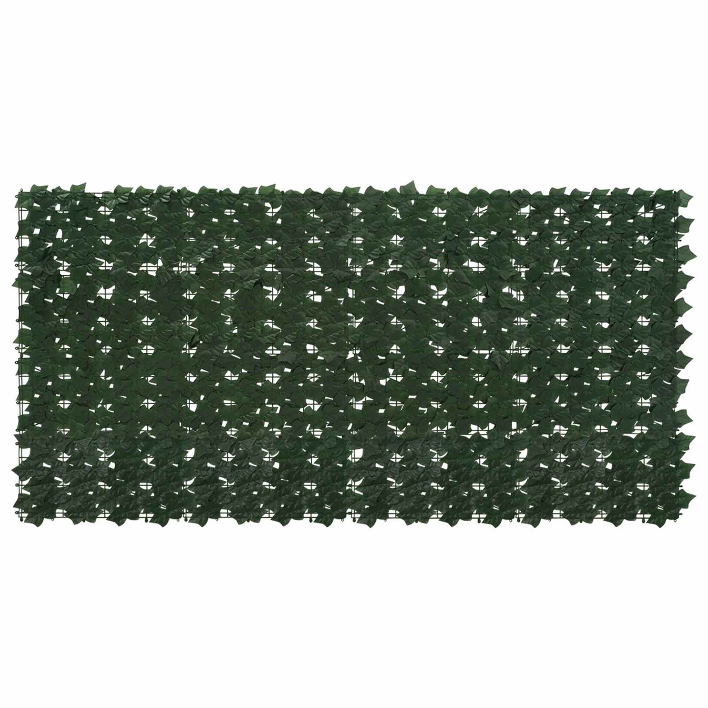 vidaXL Balcony Screen with Leaves Dark Green 200 x 100 cm