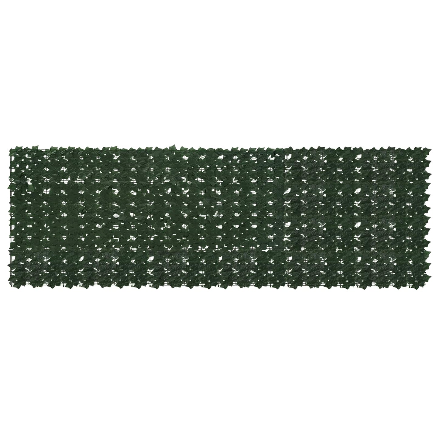 vidaXL Balcony Screen with Leaves Dark Green 300 x 100 cm