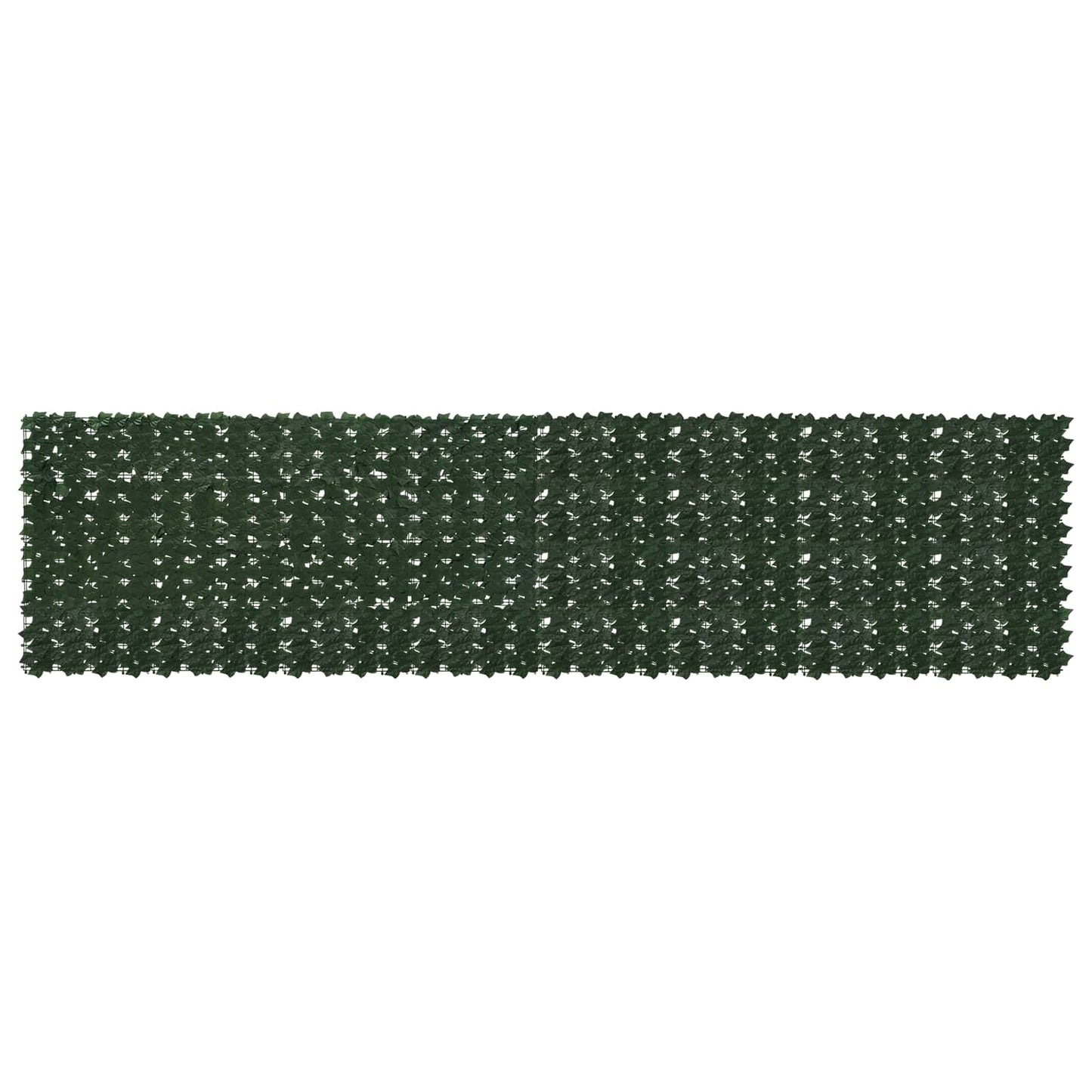 vidaXL Balcony Screen with Leaves Dark Green 400 x 100 cm