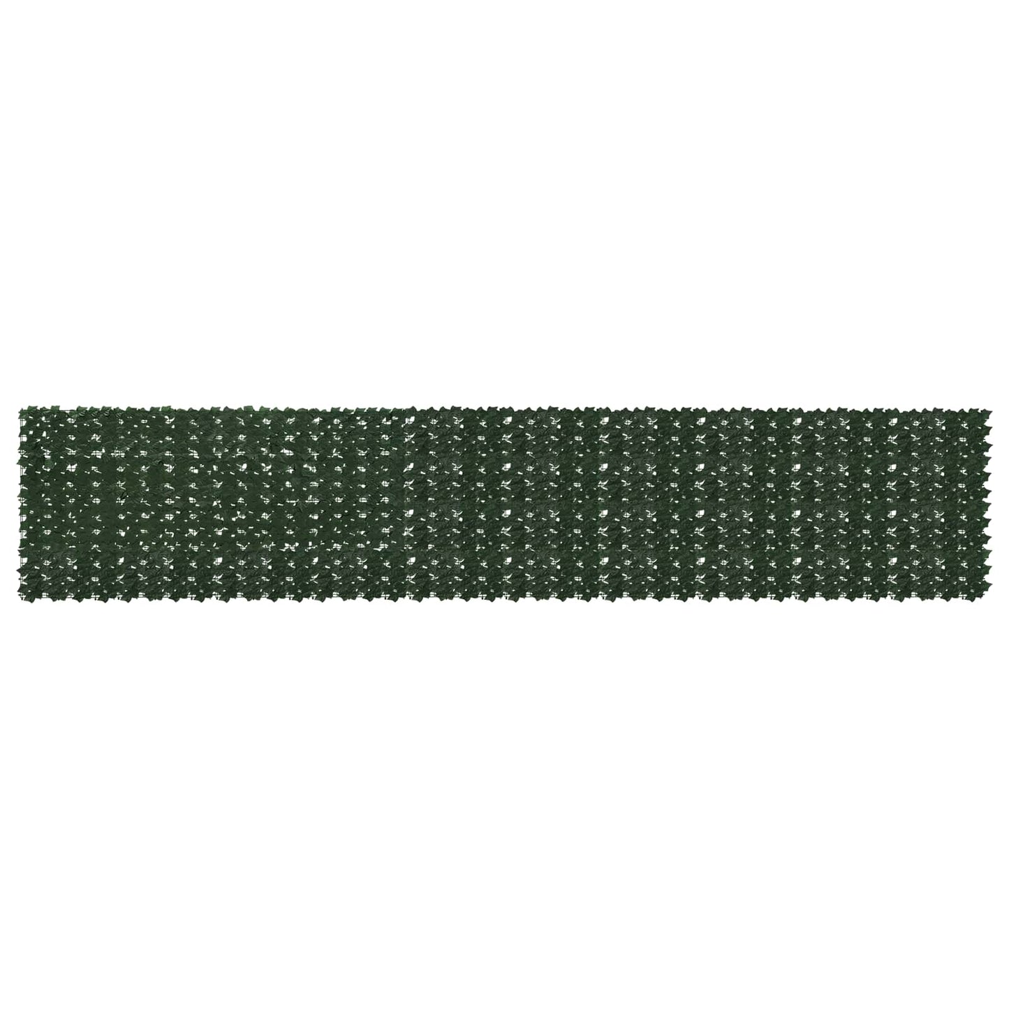 vidaXL Balcony Screen with Leaves Dark Green 500 x 100 cm