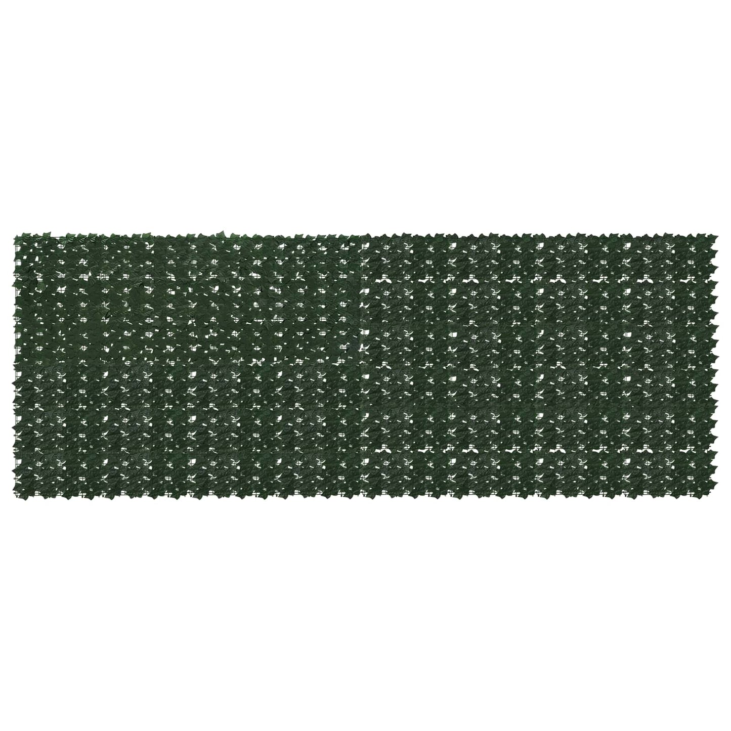 vidaXL Balcony Screen with Leaves Dark Green 400 x 150 cm