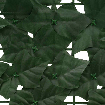 vidaXL Balcony Screen with Leaves Dark Green 500 x 150 cm